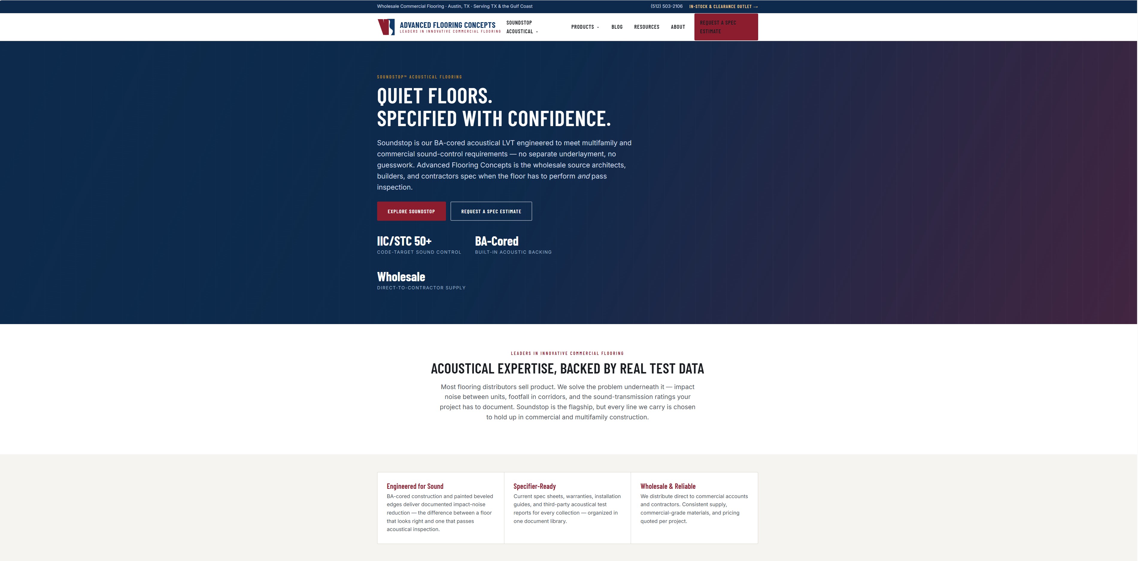 advancedflooringc.com website